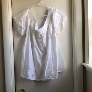 Off Shoulder White Shirt